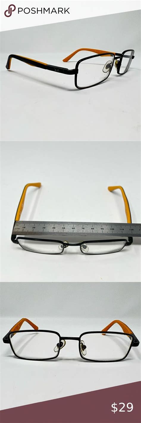 Ray Ban Jr Eyeglasses Black Yellow Frames Rb