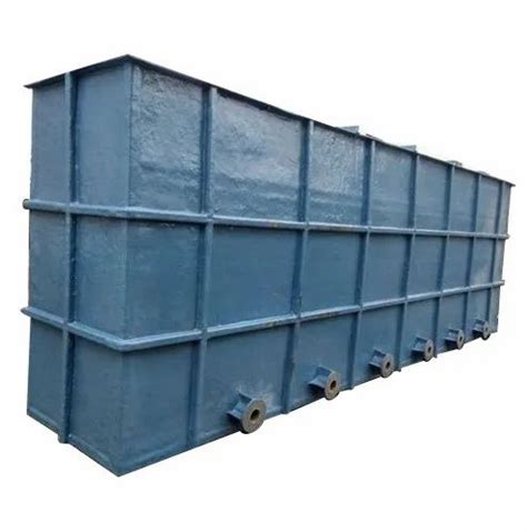 Blue Frp Pickling Tank For Industrial Storage Capacity Litre At