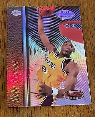 1998 Bowman S Best Dunker Technique Refractor T4 Kobe Bryant INSERT EBay