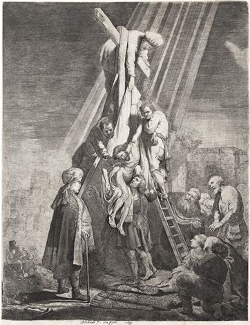 The Descent From The Cross Second Plate By Rembrandt Van Rijn On Artnet