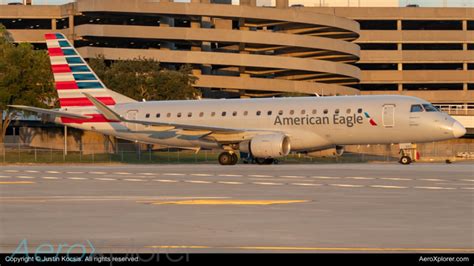 N237nn American Eagle Embraer E175 By Justin Kocsis Aeroxplorer