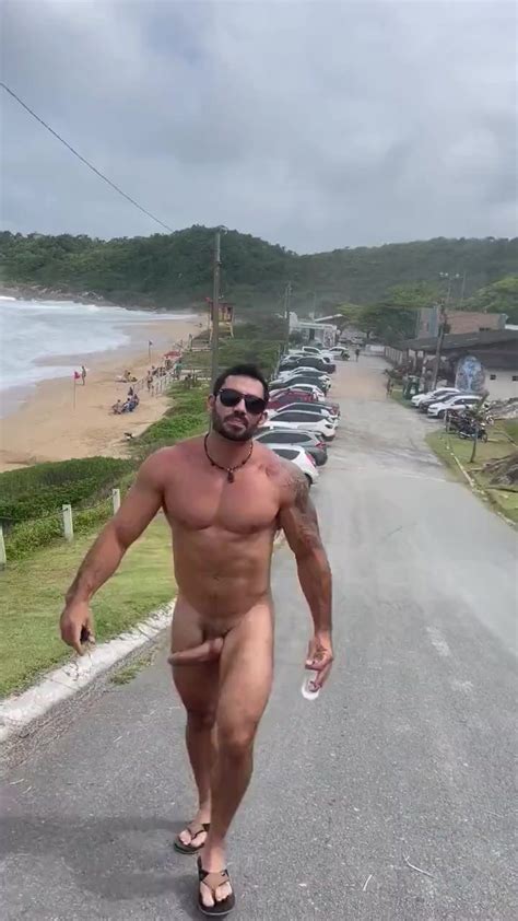 Hunk With Big Hard Cock Walk Naked Thisvid