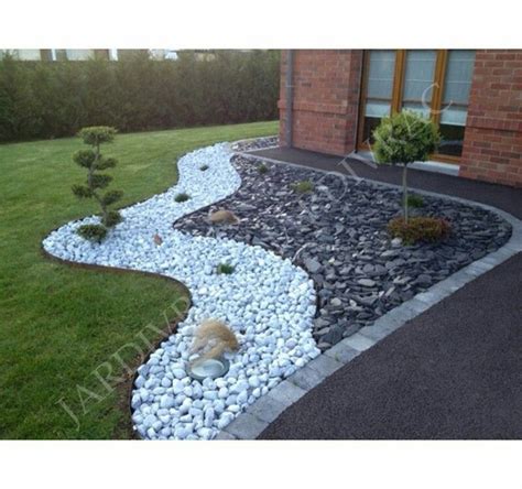 Jardin Avec Cailloux Rock Garden Landscaping Backyard Landscaping Landscape Design