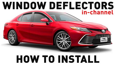 How To Install Shatterproof In Channel Window Deflectors For Toyota