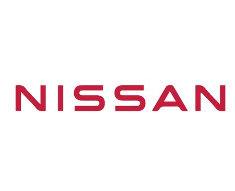 Nissan Brand Logo Car Symbol Name Red Design Japan Automobile Vector