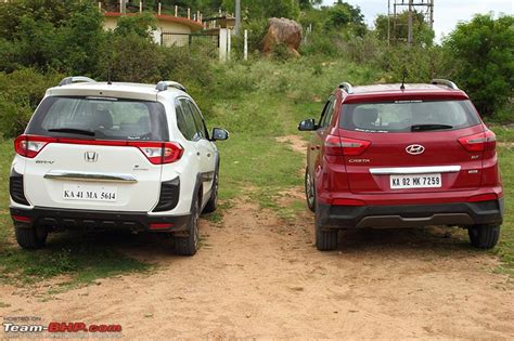 Honda Br V Vs Hyundai Creta Suv Comparison Shootout Team Bhp