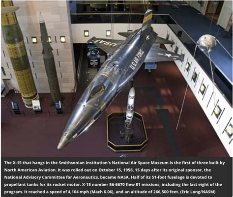 The X-15 Rocket Plane | West East Space