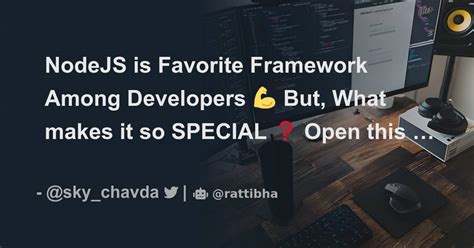 Nodejs Is Favorite Framework Among Developers 💪 But What Makes It So Special Open This 🧵