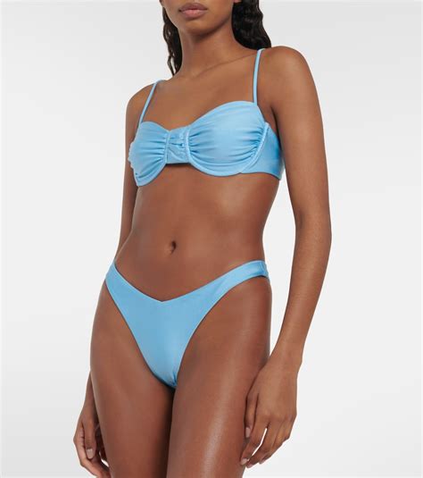 Vera Bikini Bottoms In Blue Jade Swim Mytheresa