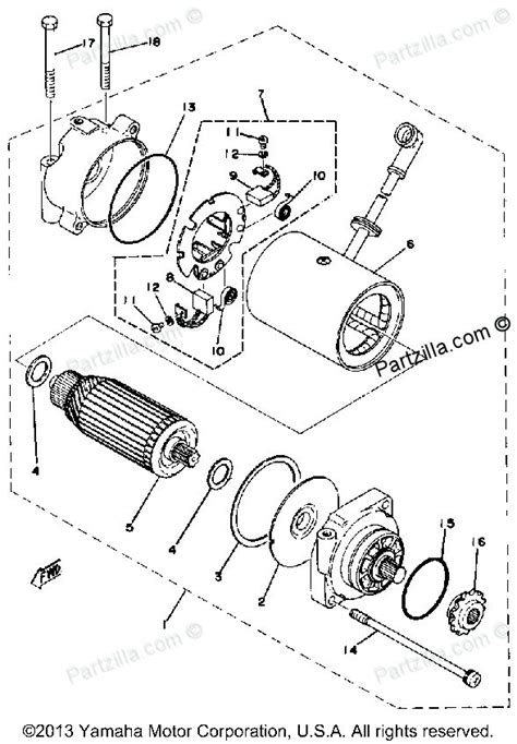 Yamaha Motorcycle Parts Diagram