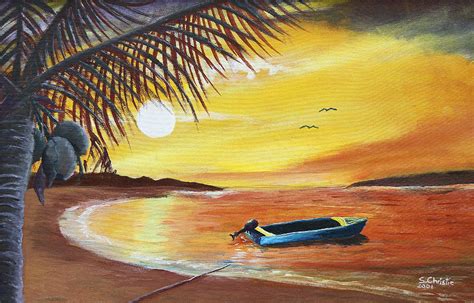 Lukisan Sunset Mudah Ditiru Original Paintings Page 2 Soloworkstudio