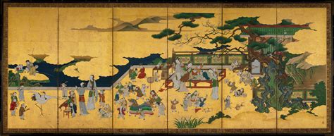 Kano Einō One Hundred Boys Japan Edo Period 16151868 The