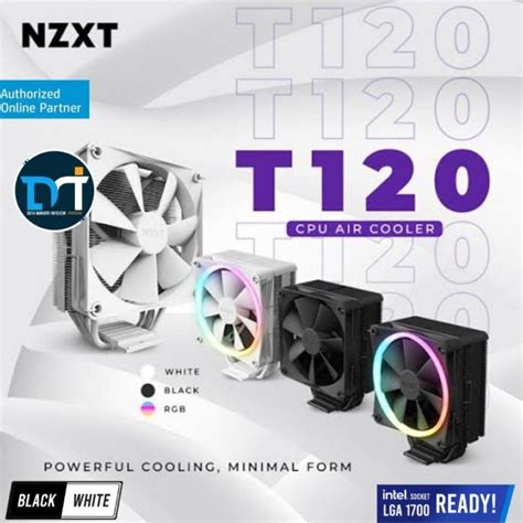 Jual Nzxt T I Rgb Single Tower High Performance Air Cpu Cooler