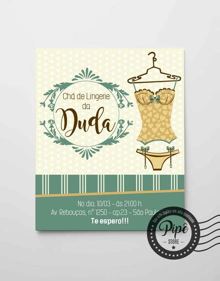 Chá de Lingerie Digital no Elo Pipê Store Design EC