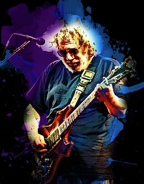 Jerry Garcia Digital Art By Eva Ivanova Fine Art America