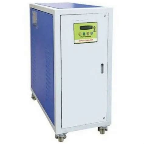 Automatic Mild Steel Kva Three Phase Air Cooled Servo Stabilizer