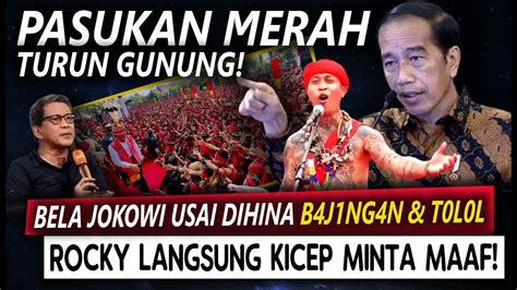 Pasukan Merah Dayak Turun Gunung Bela Jokowi Usai Dihina Rocky Gerung