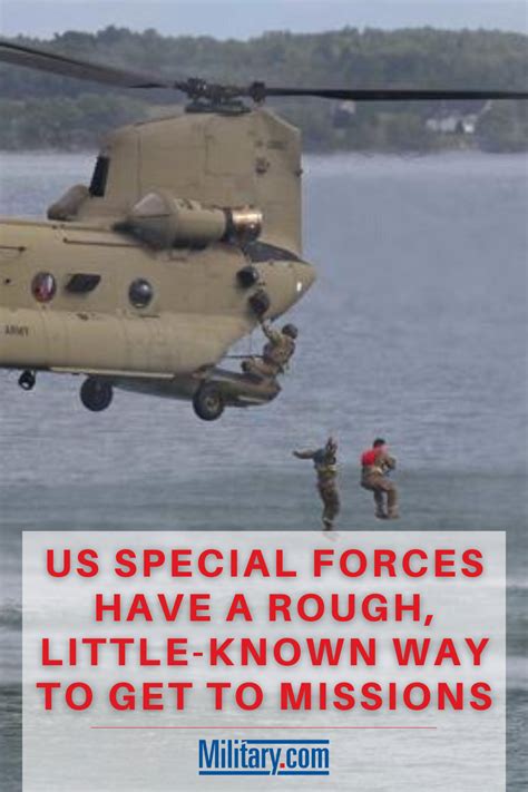 U S Special Operators Have Several Ways To Get To Work Military