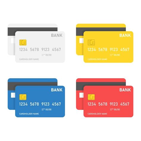 Premium Vector Credit Card Icon In Flat Style Online Payment Vector