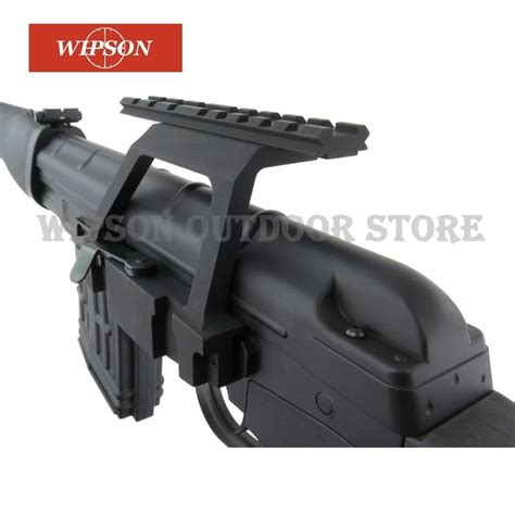 Wipson Metal Top Rail Mount Ak Ak Saiga Rifle Airsoft Side Rail