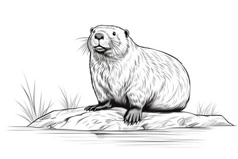 How To Draw A Beaver Yonderoo