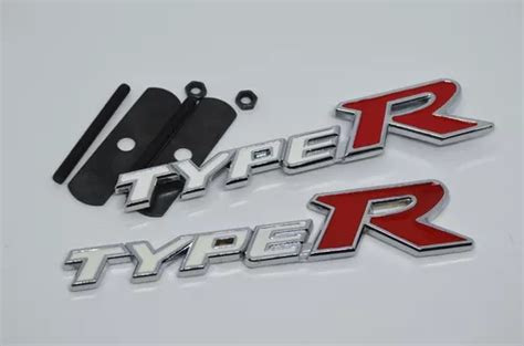 Kit Emblemas Honda Type R Civic Si Vtec Hrv City Fit Accord