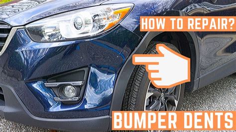 How To Remove A Dent On Plastic Bumper Fast And Easy Paintless Dent Removal Process Youtube