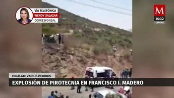 Explosi N De Fuegos Pirot Cnicos En Hidalgo Deja Al Menos Heridos