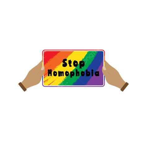 Stop Homophobia Vector Illustration Design Stop Homophobia Vector