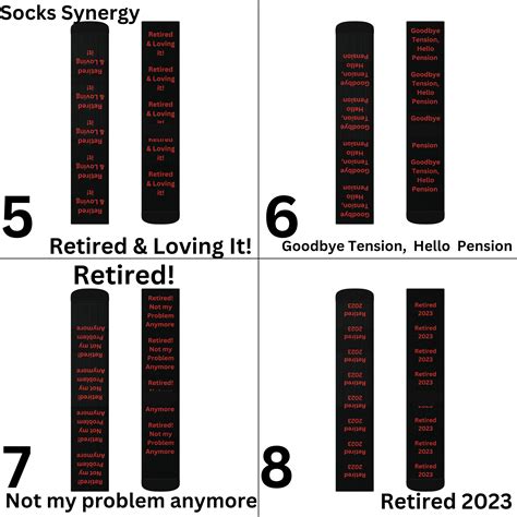 Top Seller Happy Retirement Socks Customctrendy Gift Present Holiday