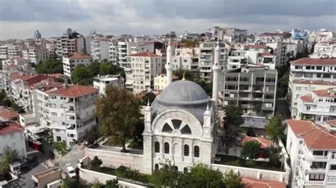 Restorasyonu Tamamlanan Tarihi Cihangir Camii Havadan Görüntülendi