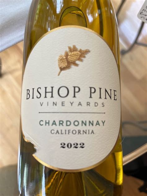 2022 Bishop Pine Chardonnay USA California CellarTracker