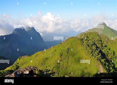 scene of "Chiang Dao" mountain, Thailand Stock Photo - Alamy