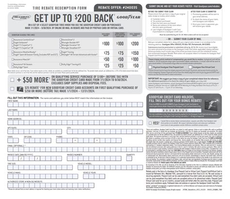 Goodyear Wrangler Duratrac Mail In Rebate Goodyear Rebates