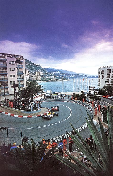 Ayrton Senna Honda Marlboro McLaren Holding Off Nigel Mansell Canon