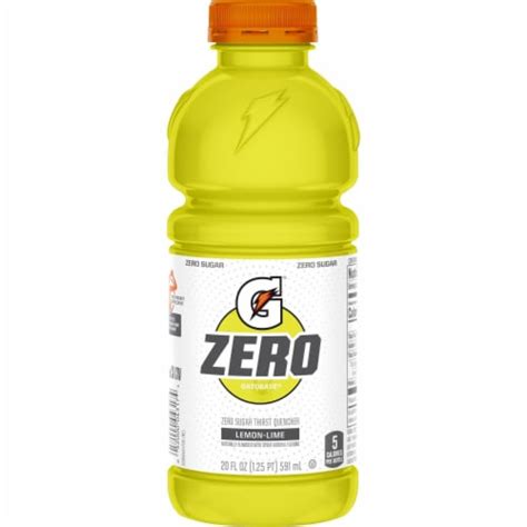 Gatorade Zero Sugar Yellow Lemon Lime Sports Drink Multipack Bottles