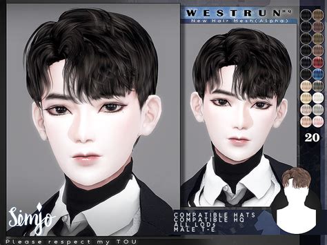 Kimsimjo S Ts4 Male Hairstylewestrun Artofit