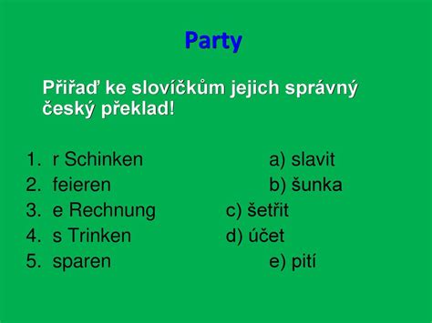 N M Ina Pro Emesla A Slu By Deutsch F R Deinen Job Party Ppt St Hnout