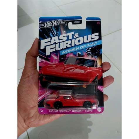 Jual Hot Wheels Fast Furious Custom Corvette Stingray Coupe Women Of Fast Shopee Indonesia