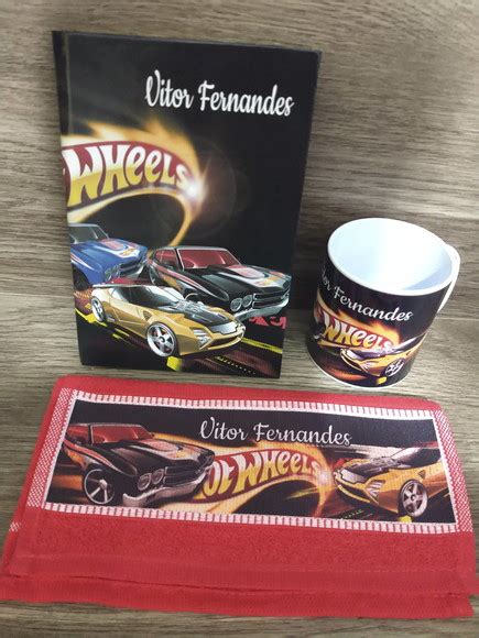 Kit escolar Hot wheels no Elo7 KIM BALÃO BOX 1850B89