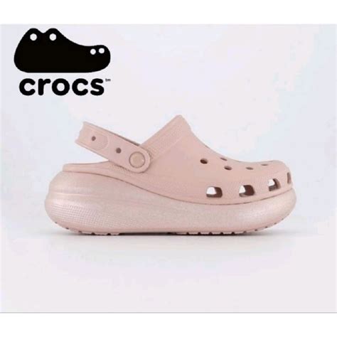 Jual Sandal Crocs Classic Crush Shimmer Clog Woman Sandal Wanita