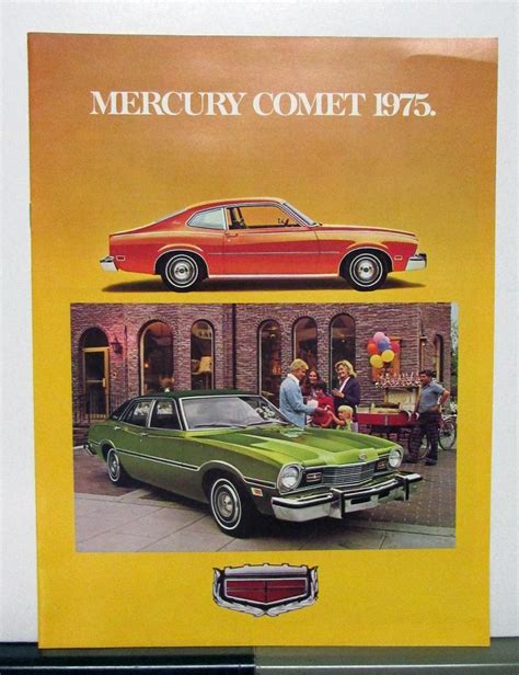 Mercury Comet Canadian Sales Brochure Specifications In French Text