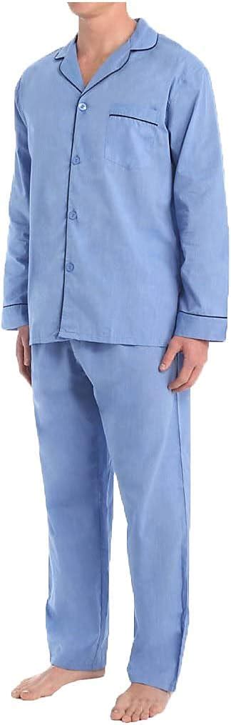 Hanes Men S Broadcloth Pajama Set At Amazon Mens Clothing Store