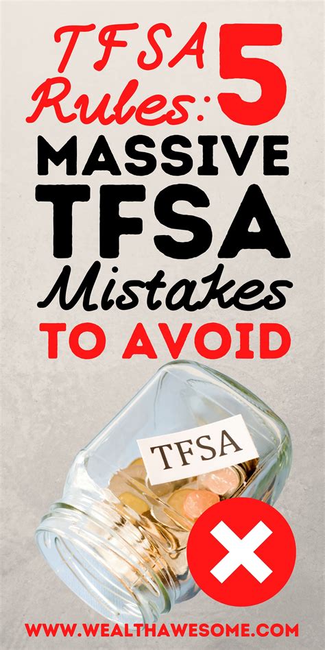 TFSA Rules: 5 Massive TFSA Mistakes To Avoid | Wealth Awesome