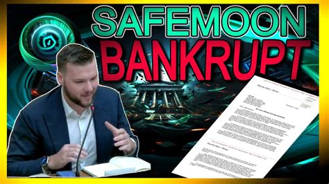 Safemoon Filing For Bankruptcy John Karony In Jail Over A Month Youtube