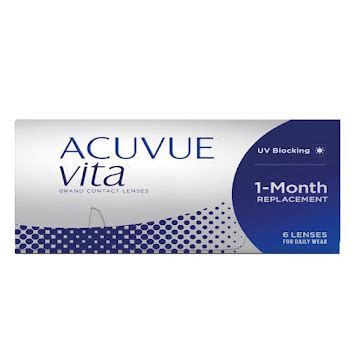 Lentes De Contacto Acuvue Vita Reemplazo Mensual Caja X Und