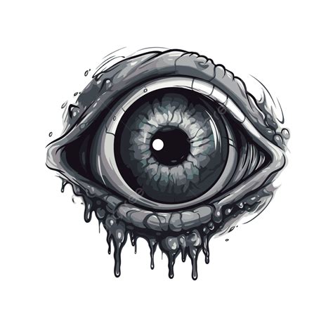 Creepy Eyeball Drawing