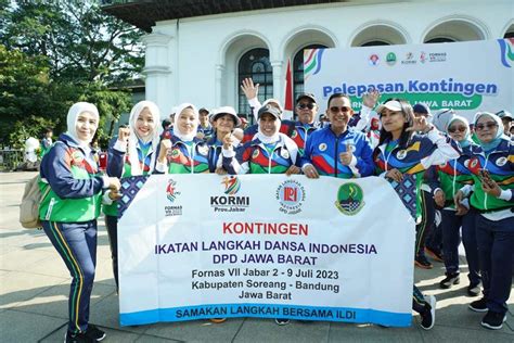 Jadi Tuan Rumah FORNAS VII 2023 Kontingen Jawa Barat Siap Rebut Juara