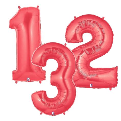 Number And Letter Balloons Party Splendour