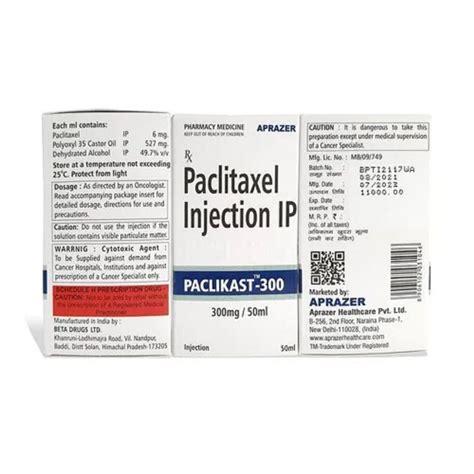 Paclikast Mg Ml Paclitaxel Injection At Rs Vial Paclitaxel